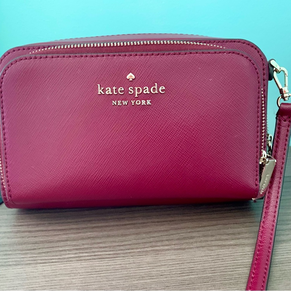 Kate Spade burgundy crossbody